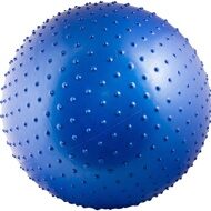 Мяч массажный "TORRES", арт.AL100265, диам. 65 см, эласт. ПВХ, с насосом, синий