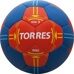 Мяч ганд. "TORRES PRO" арт.H30063, р.3, ПУ, 4 подкл. слоя, оранжево-синий