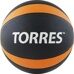 Медбол "TORRES 2 кг", арт.AL00222, резина, диаметр 19,5 см, черно-оранжево-белый