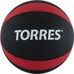 Медбол "TORRES 6 кг", арт.AL00226, резина, диаметр 23,8 см, черно-красно-белый